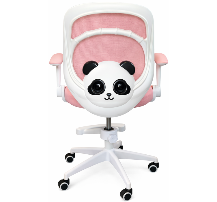 Крісло обертове дитяче PERFECT KIDS PANDA PINK5